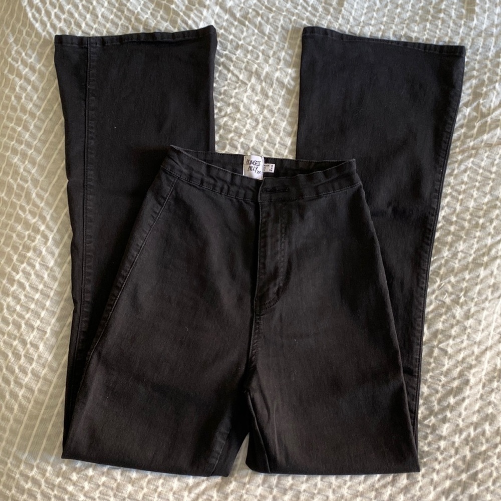 NEW Condition Princess Polly Black Flare Jeans
